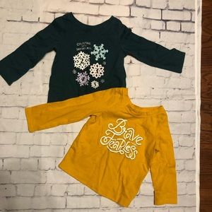 Girls baby 18 months long sleeve shirts GUC Cat & Jack